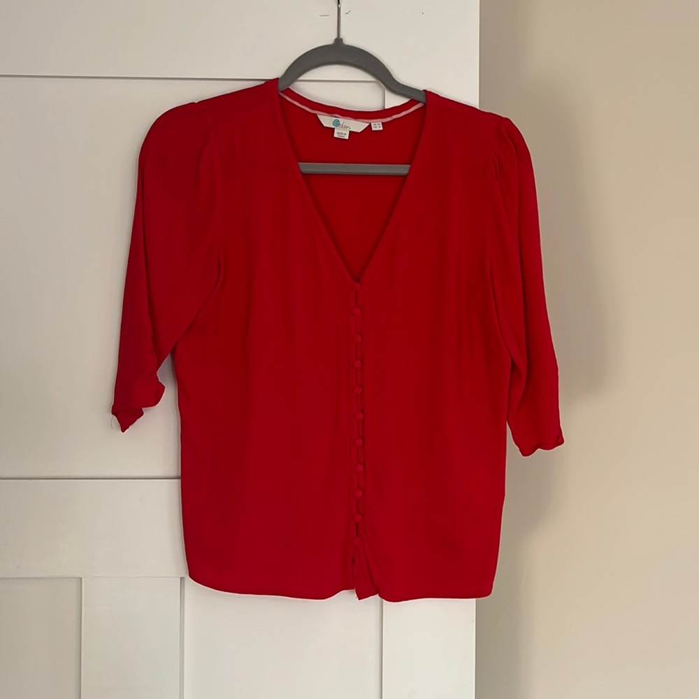 Boden Blouse with Button front